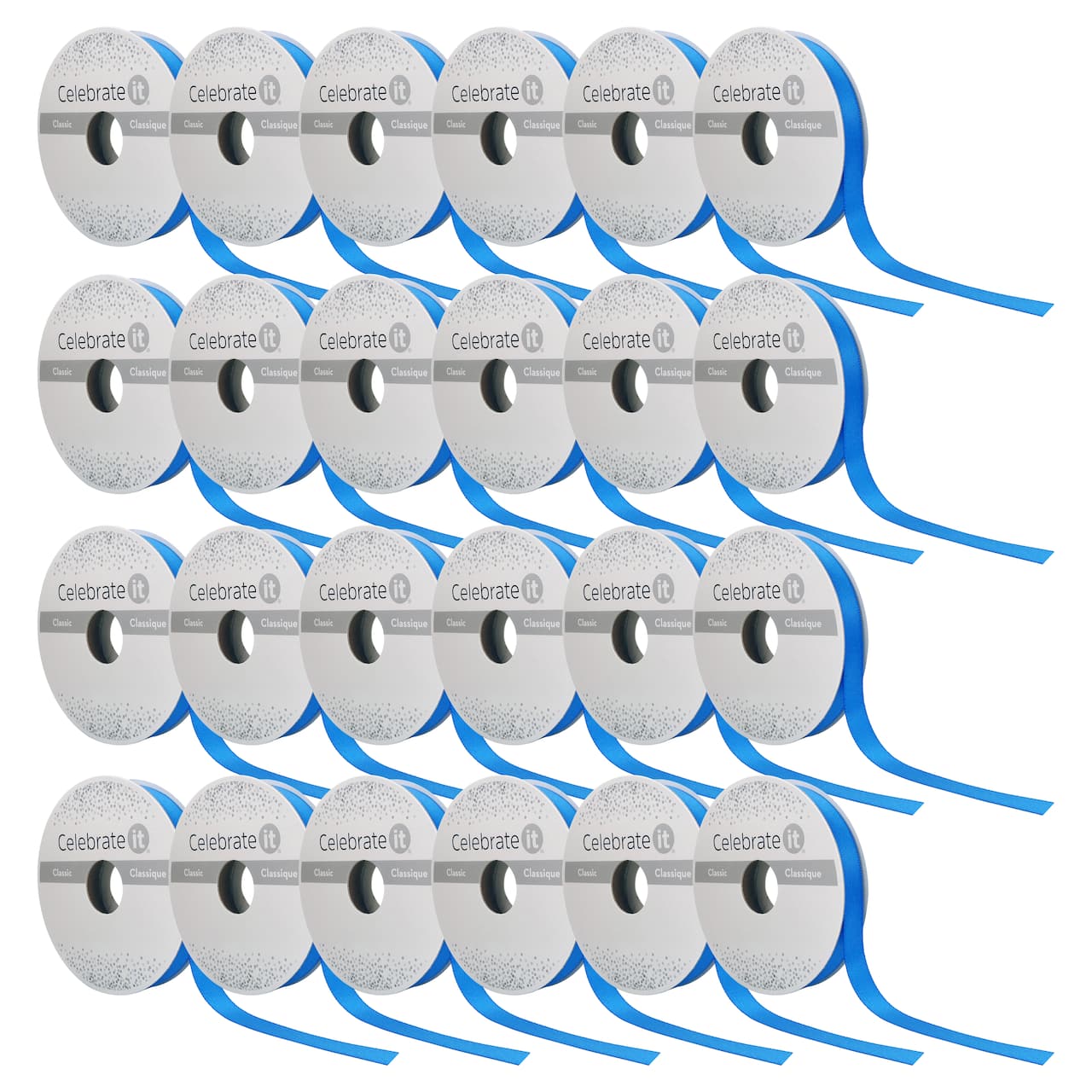 24 Pack: 3/8" x 15yd. Satin Double Face Ribbon by Celebrate It®
